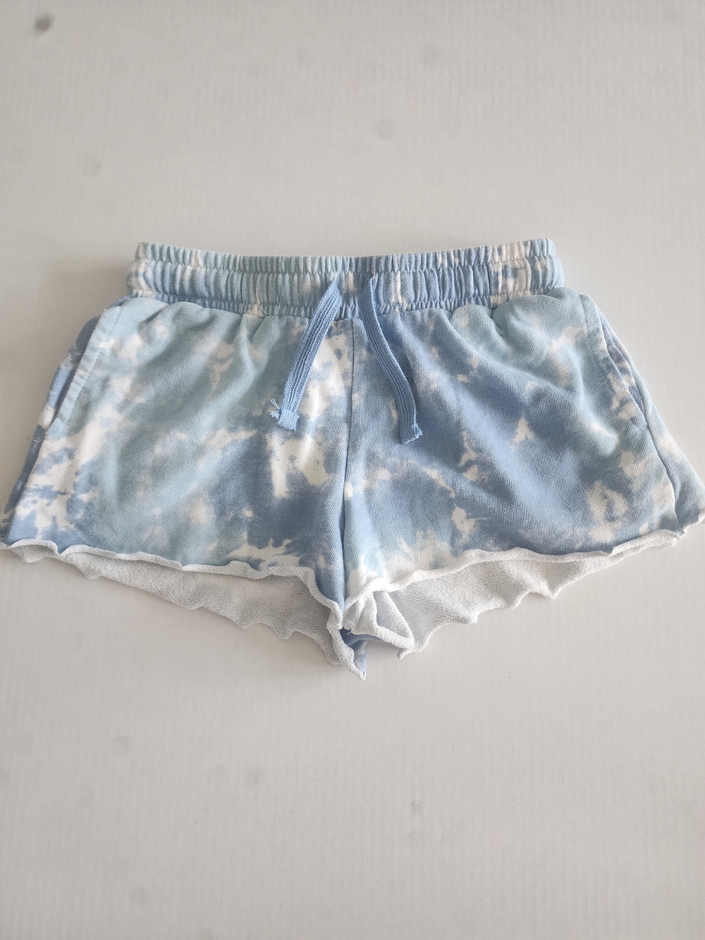 Tie-Dye Blue Pre-teen Lounge Shorts
